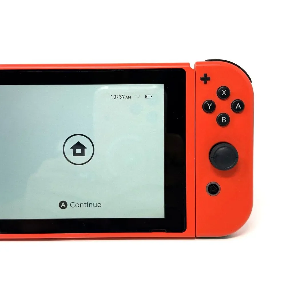 Nintendo Switch Mario Red Edition Console Red Joy Con Gaming System